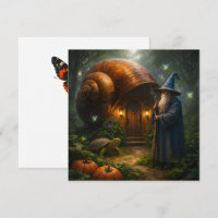 Magische Zauberer Abschluss fantastisches Schnecke