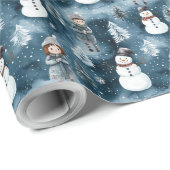 Magische Zauberer - Wrapping Paper Roll Geschenkpapier (Rolleneckpunkt)