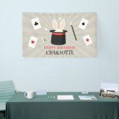 Magische Zauberkinder zeigen Geburtsname Banner (Messeveranstaltung)