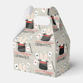 Magische Zauberkinder zeigen Geburtsname Geschenkschachtel (Rückseite)