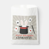 Magische Zauberkinder zeigen Geburtsname Geschenktütchen (Vorderseite)