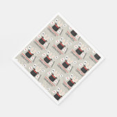 Magische Zauberkinder zeigen Geburtsname Serviette (Ecke)