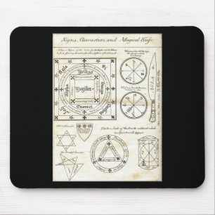 Magische Zeichen-Mauspad Mousepad