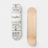 Magische Zeichen Skateboard (Vorderseite)