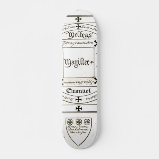 Magische Zeichen Skateboard (Vorne)