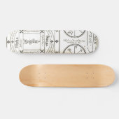 Magische Zeichen Skateboard (Horizontal)
