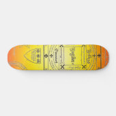 Magische Zeichen Skateboard (Horizontal)