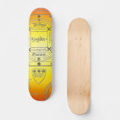 Magische Zeichen Skateboard (Vorderseite)