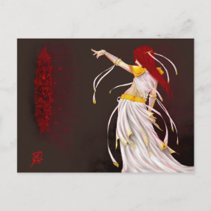 Magische Zündkarte Postkarte