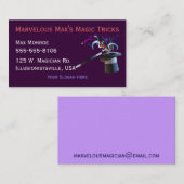 Magische Zylinder-Visitenkarten Visitenkarte (Vorne/Hinten)