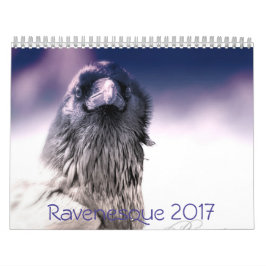 Magischer 2017 Raben-Kalender Kalender