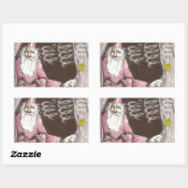 Magischer Alter Zauberer Elf Magic Wand Star Rechteckiger Aufkleber (Blatt)