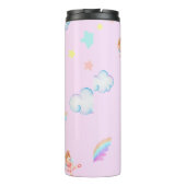 Magischer Ballettregenbogen zurück zum Party Thermosbecher (Rückseite)