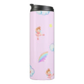 Magischer Ballettregenbogen zurück zum Party Thermosbecher (Nach rechts gedreht)