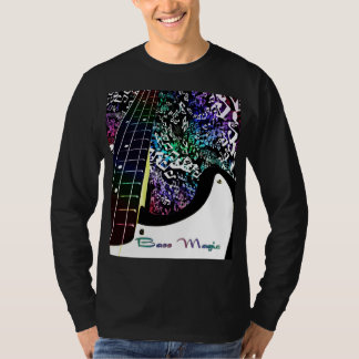 Magischer Bass-Regenbogen merkt Musik-T - Shirt