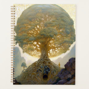 Magischer Baum des Lebens Surreale Natur Kunst Planer