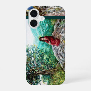 MAGISCHER BAUM / Morgendämmerung im Wald und Dame  iPhone 16 Hülle