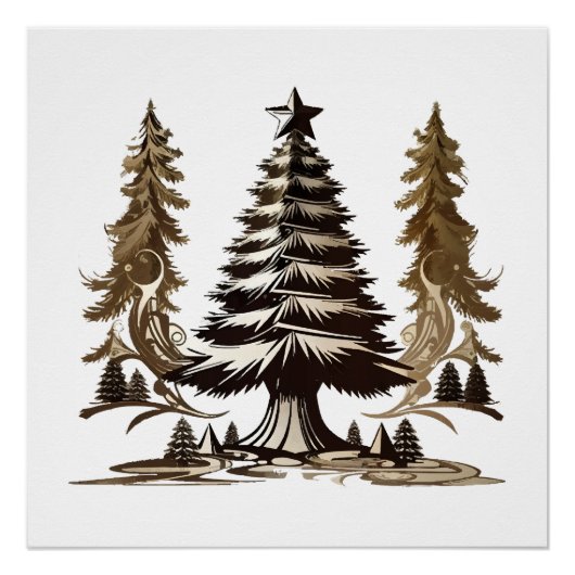 Magischer Baum Poster (Vorderseite)