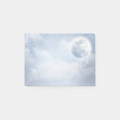 Magischer blauer Himmel mit flatternden Schwänen Post-it Klebezettel (Vorderseite)