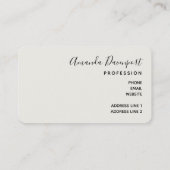 Magischer blauer Himmel mit flatternden Schwänen Visitenkarte (Rückseite)