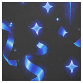 Magischer blauer Sternenhimmel nahtloses Muster le Stoff (Muster)