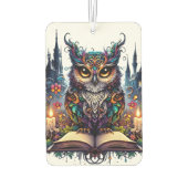 Magischer Bücher-Owl Autolufterfrischer (Rückseite)