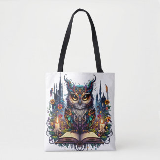Magischer Bücher-Owl Tasche