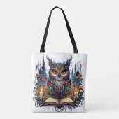 Magischer Bücher-Owl Tasche (Rückseite)