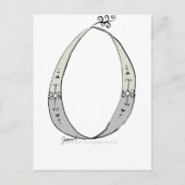 Magischer Buchstabe O aus dem Entwurf eines Tony F Postkarte (Vorderseite)