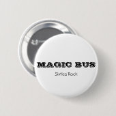 MAGISCHER BUS, Sechziger-Felsenknopf Button (Vorne & Hinten)