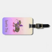 Magischer Capyfee Gepäckanhänger (Vorderseite horizontal)