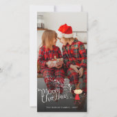 Magischer Cartoon Elf Frohe Weihnachten Foto Urlau (Vorderseite)