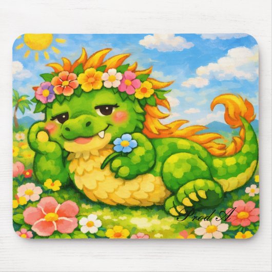 Magischer Drache★ Mousepad (Vorne)