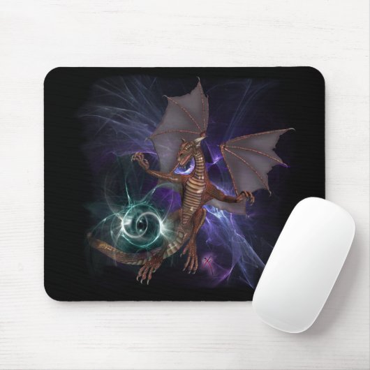 Magischer Drache Mousepad (Mit Mouse)