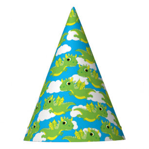 Magischer Drache Niedlich 1. Geburtstag Party Hats Partyhütchen