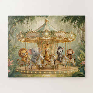 Magischer Dschungel Karussell Puzzle