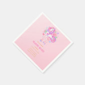 Magischer Einhorn-Party-Geburtstag Serviette (Ecke)