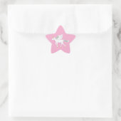 Magischer Einhorn-Stern-Aufkleber Stern-Aufkleber (Tasche)