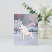 Magischer Einhornmorgen Postkarte (Stehend Vorderseite)