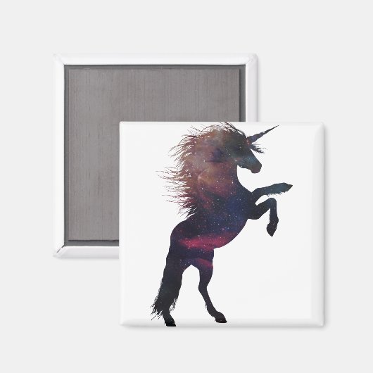Magischer Einhornnebel Magnet (Vorderseite/Rückseite)