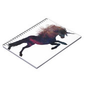 Magischer Einhornnebel Notizblock (Linke Seite)