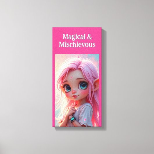 Magischer Elfie Leinwanddruck (Vorderseite)