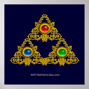 MAGISCHER ELFISCHER TALISMAN POSTER