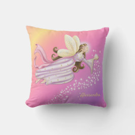 Magischer Engel Fairy Dust Yellow Pink Lavendel Kissen