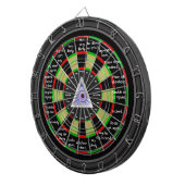 Magischer EntscheidungstrefferDartboard Dartscheibe (Vorderseite rechts)