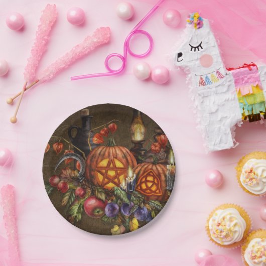 Magischer Erntedank Pappteller (Party)
