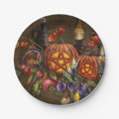 Magischer Erntedank Pappteller (Vorderseite)