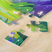 Magischer Fairy verzauberter Wald Puzzle (Seite)