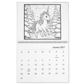 Magischer Fantasy-Einhorn-Farbbild-Kalender Kalender (Jan 2027)