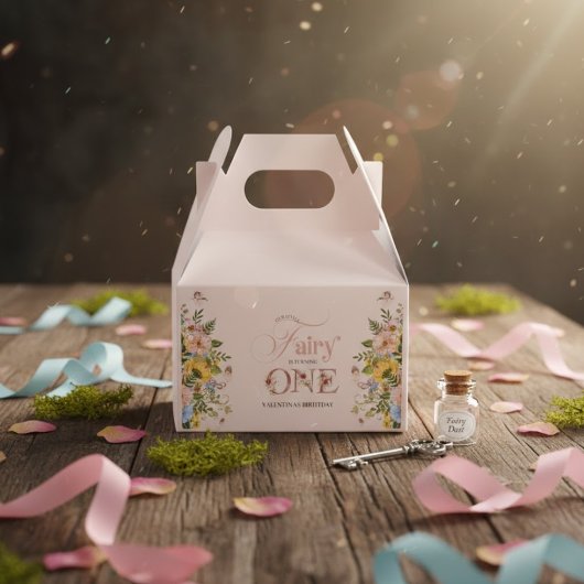 Magischer Feen-Blumengarten-Pixie-Mädchen-Geburtst Geschenkschachtel